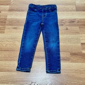 Levi Dark Blue Kids Pull-On Jeggings, Size 3T